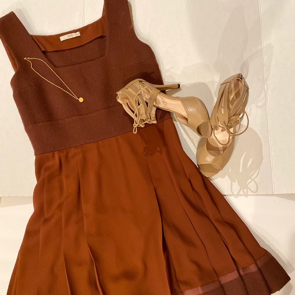 🚫SOLD🚫Prada Maroon Pleated Dress - Picture 4 of 8